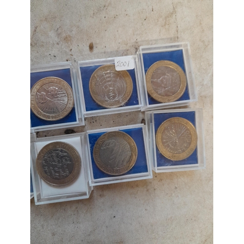 292 - Coins : 10 x  Collectable reverse head £2 coins