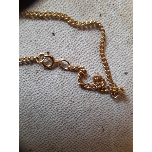 294 - 9 ct gold necklace 3.1 g