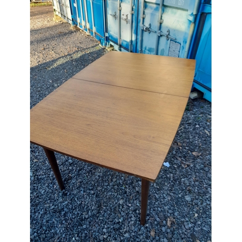 337 - Mid 20th century designer G Plan teak dining table with extra leaf (Ernest Gomme interest)