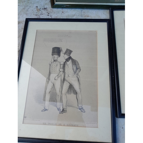 355 - Assorted 19th century and other prints