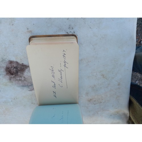 357 - Early 20th century autograph album