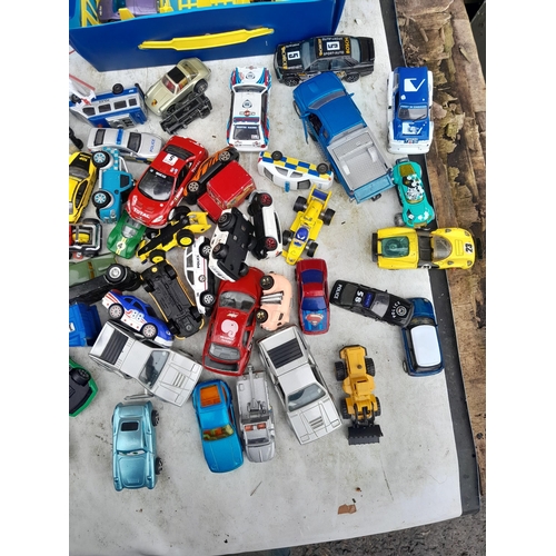 41 - Die cast toy cars, Hotwheels. Corgi and others, play worn