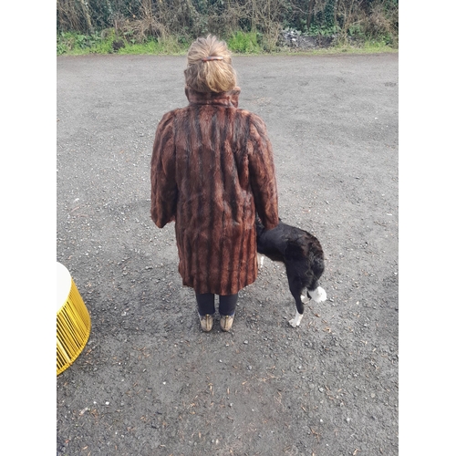 209 - Vintage mink fur coat