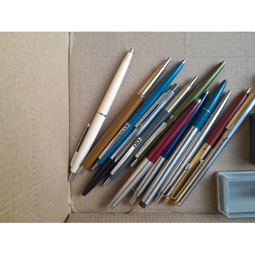 214 - collection of modern pens & accessories