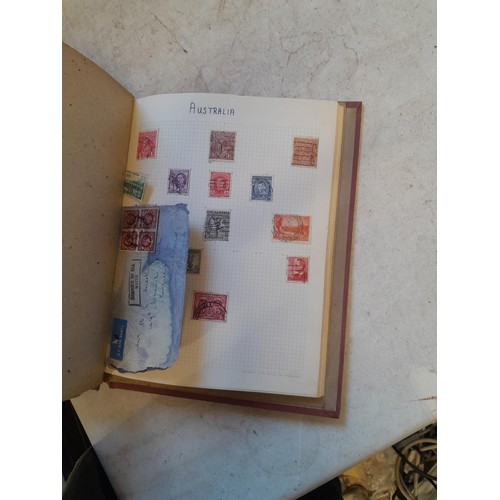 203 - Small mainly GB & Commonwealth used stamp collection from mid 20th century, 29 x Victoria Penny Red ... 