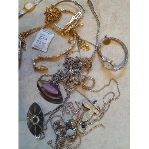 221 - Costume jewellery and watches : Smiths etc.