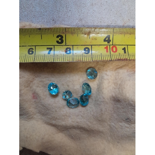 257 - Jewellery interest : aquamarines