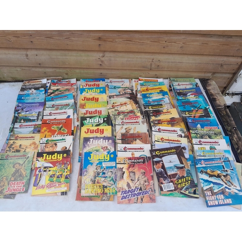 288 - Various childrens comics : Bunty, Commando, Judy, Mandy , Star etc.