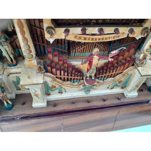 293 - Hand made scale model of a Freelance Anderton & Rowland 1911  fairground organ in carry case, exhibi... 