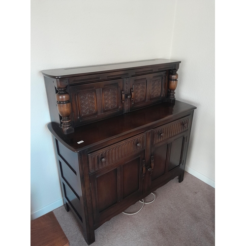 439 - Vintage Old Charm court cupboard