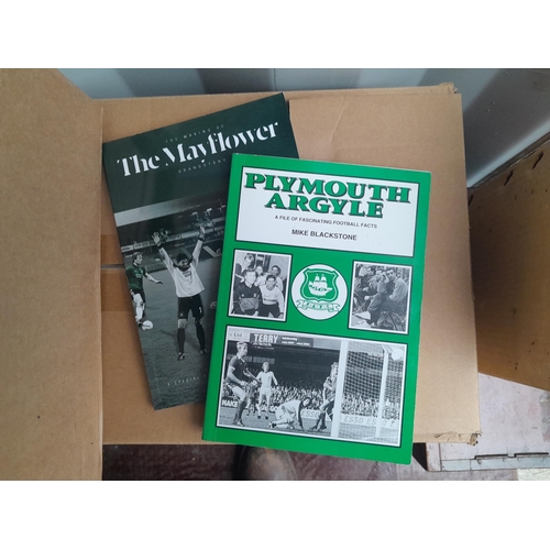 675 - Small collection of sporting books mainly relating to Plymouth Argyll Football Club