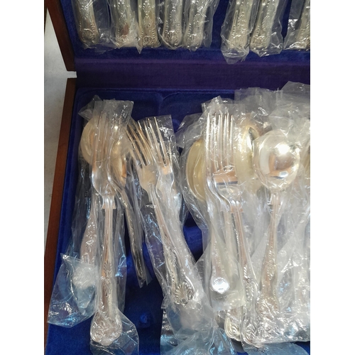 705 - Plated canteen of cutlery unused