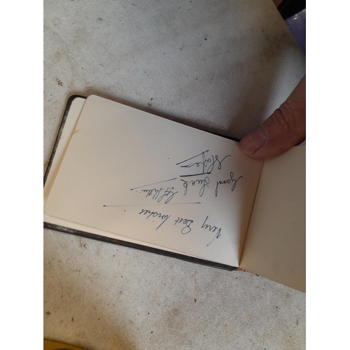 21 - Autograph albums : 1 from BBC dedicated to Mary & Steve and other probably similar