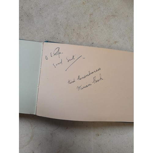 21 - Autograph albums : 1 from BBC dedicated to Mary & Steve and other probably similar