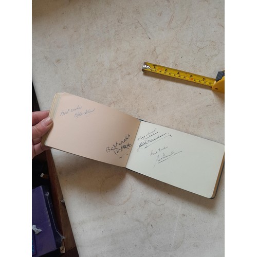 21 - Autograph albums : 1 from BBC dedicated to Mary & Steve and other probably similar