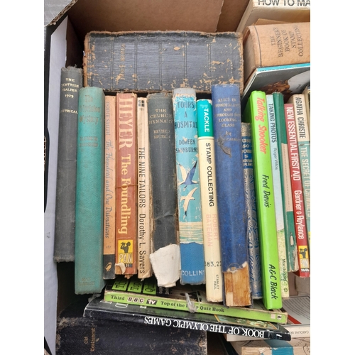 61 - Box of books : earlier Ladybirds in scrappy condition noticed