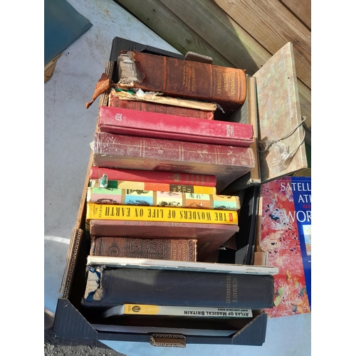 123 - Box of various books