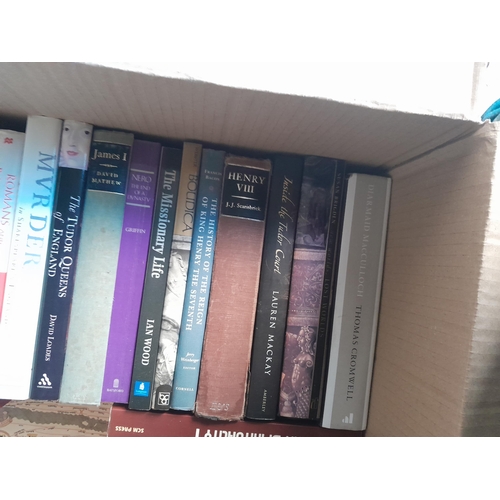 2 - Box of books mainly history themed