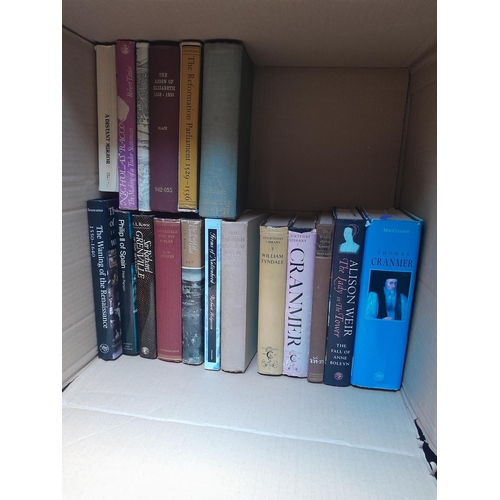 6 - Box of books mainly history themed