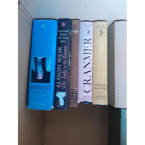 6 - Box of books mainly history themed