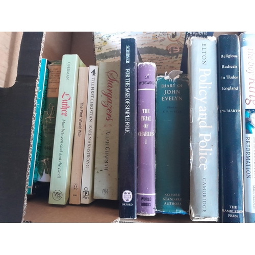 7 - Box of books mainly history themed