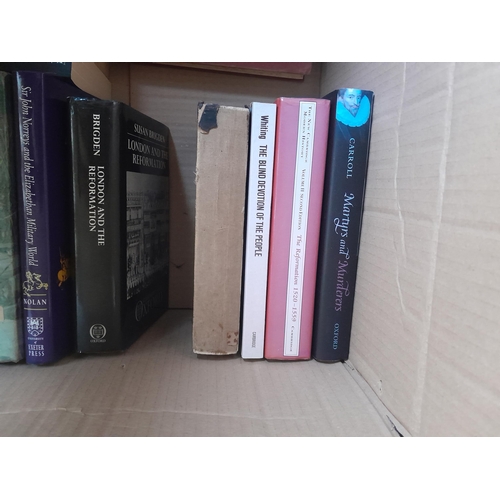 8 - Box of books mainly history themed