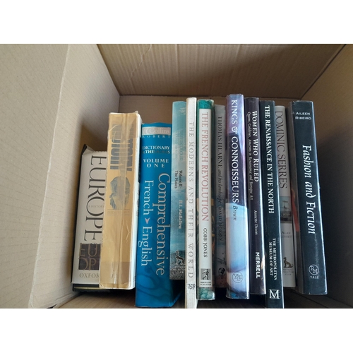 16 - Box of books mainly history themed