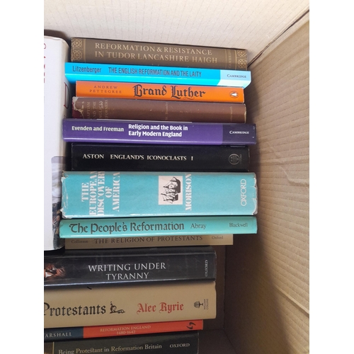 30 - Box of books , mainly history themed