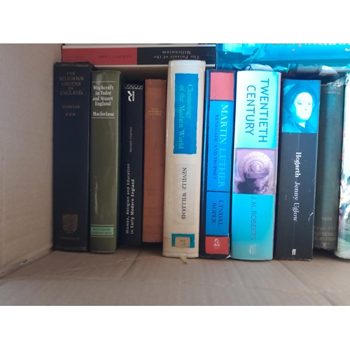 31 - Box of books , mainly history themed