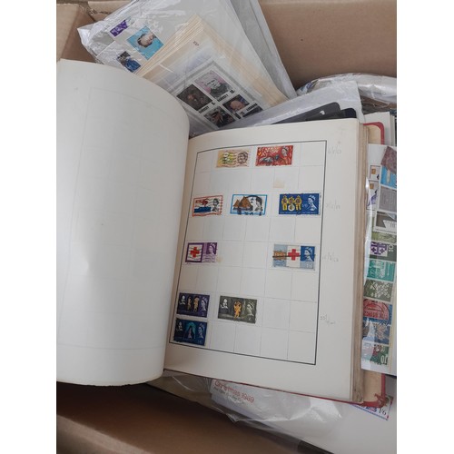 59 - Stamps : Large box of stamps, mint and used in albums