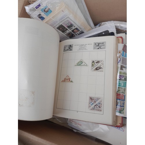 59 - Stamps : Large box of stamps, mint and used in albums