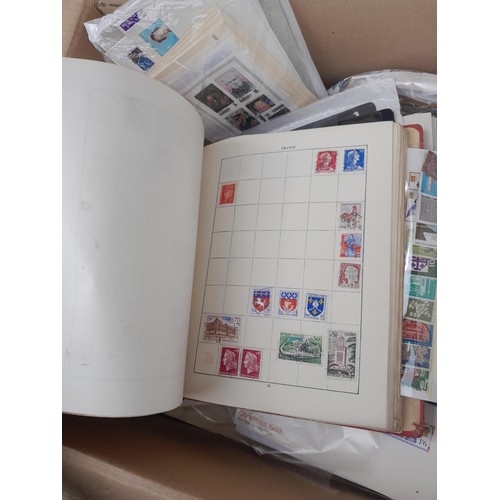 59 - Stamps : Large box of stamps, mint and used in albums