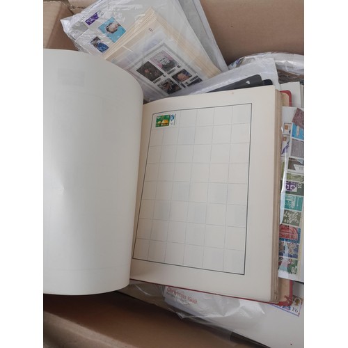 59 - Stamps : Large box of stamps, mint and used in albums