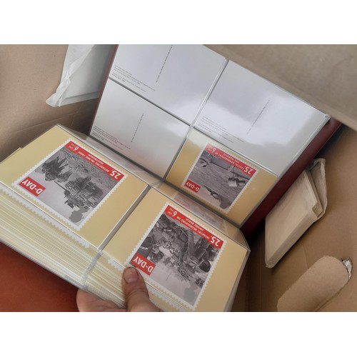 63 - Box of PHQ sets in 2 x Royal Mail postcard albums, a shoebox of and similar box, 2016 noticed as wel... 