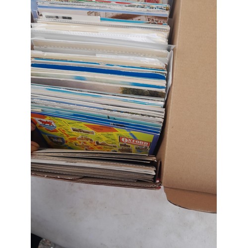 66 - Shoebox of mainly modern postcards plus a few covers