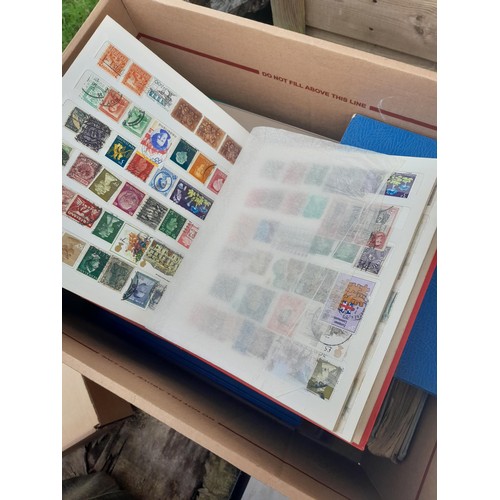 74 - Stamps : An all world stamp collection in various albums and stock books