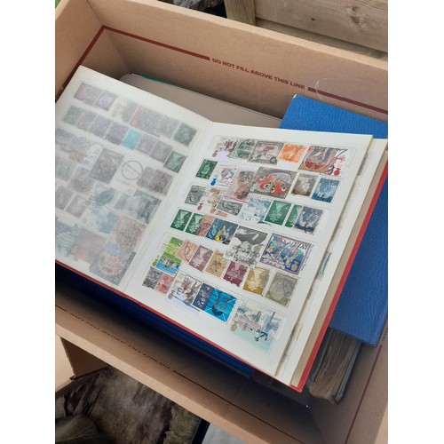 74 - Stamps : An all world stamp collection in various albums and stock books