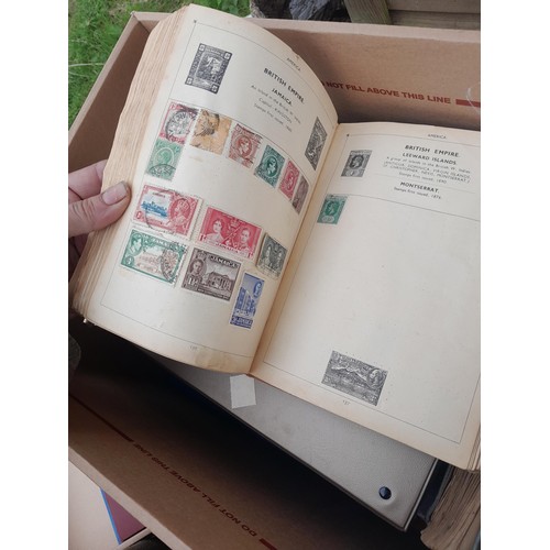 74 - Stamps : An all world stamp collection in various albums and stock books