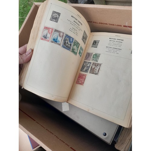 74 - Stamps : An all world stamp collection in various albums and stock books