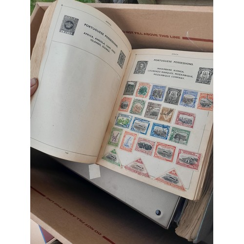 74 - Stamps : An all world stamp collection in various albums and stock books