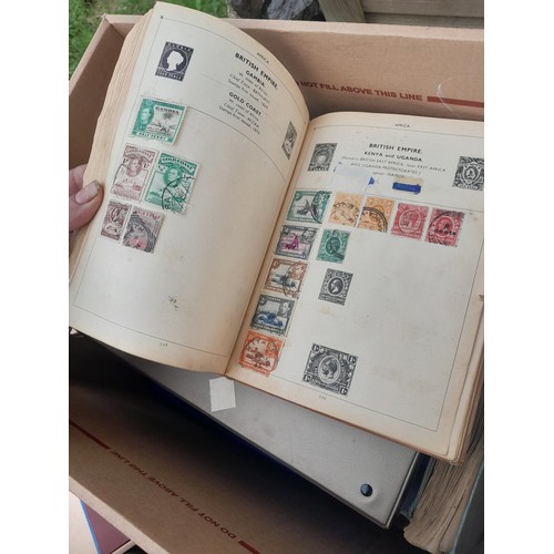 74 - Stamps : An all world stamp collection in various albums and stock books