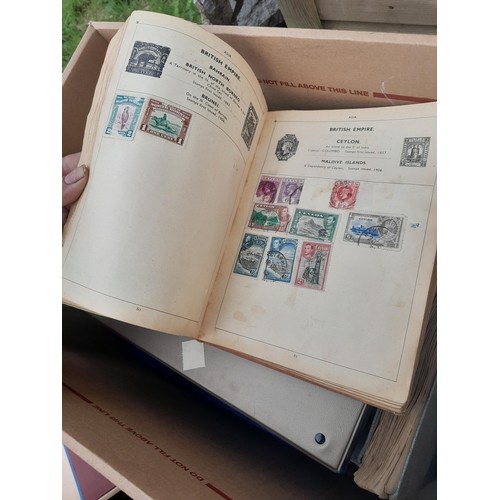 74 - Stamps : An all world stamp collection in various albums and stock books