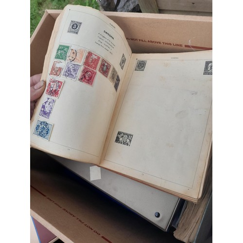 74 - Stamps : An all world stamp collection in various albums and stock books