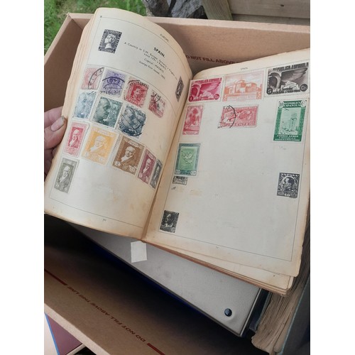 74 - Stamps : An all world stamp collection in various albums and stock books