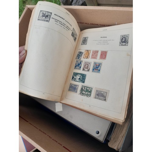 74 - Stamps : An all world stamp collection in various albums and stock books