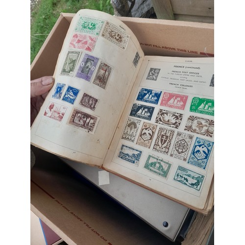 74 - Stamps : An all world stamp collection in various albums and stock books