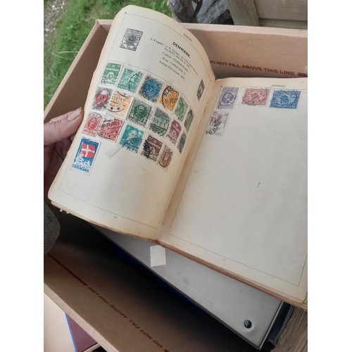 74 - Stamps : An all world stamp collection in various albums and stock books