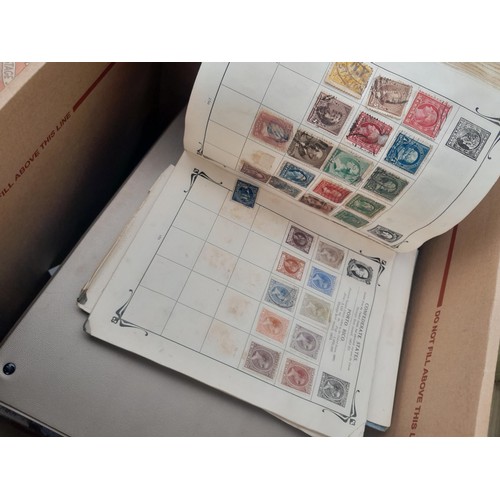 74 - Stamps : An all world stamp collection in various albums and stock books