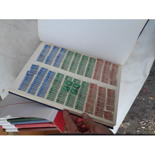 71 - Stamps : GB accumulation in 12 x A4 sized stock books, a few early but mostly George VI - QEII with ... 