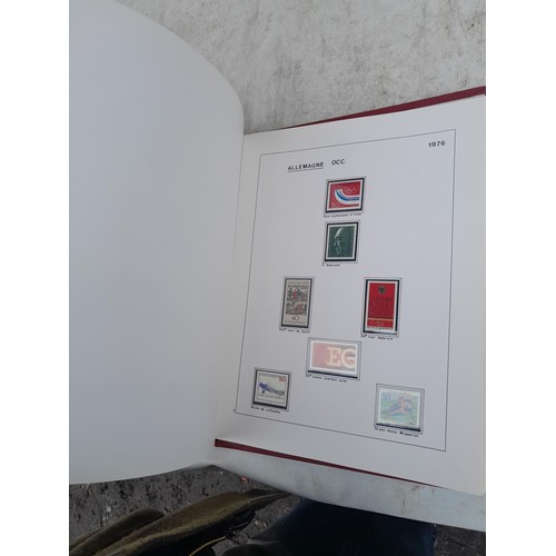 81 - Germany 4 x clean red Biella albums, well presented unmounted mint collection 1970 - 1995 with issue... 